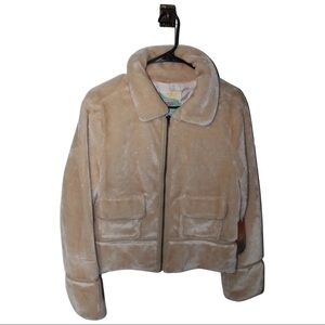 Fur Zip Up Coat